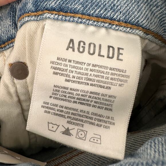 AGOLDE NWT Merrell Mid-Rise Straight Leg Denim Jeans in Astray // 32 - Picture 11 of 15